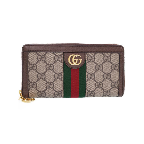 Gucci Long Zip Wallet GG Ophidia - Picture 1 of 5